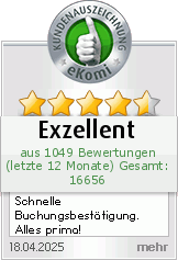 eKomi - The Feedback Company: Schnelle Buchungsbestätigung. Alles prima!